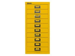 Bisley Bisley Schubladenschrank 10 Schübe, DIN A4 gelb – Produktbild 1 von 1
