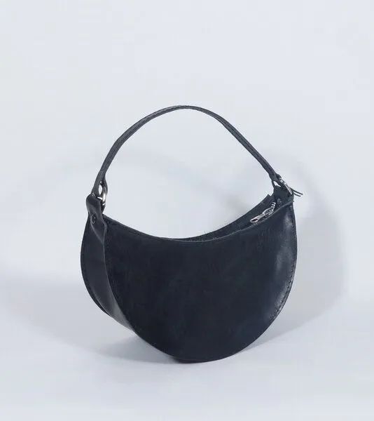 monday market monday market Ledertasche Mimi, Schwarz, – Produktbild 1 von 4