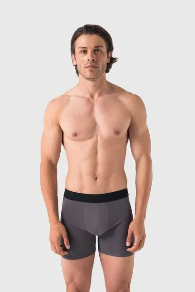 Barrio 13 Barrio 13 Herren Boxershorts 5er Pack aus Baumwolle, 3x schwarz + 2x grau, – Produktbild 1 von 4