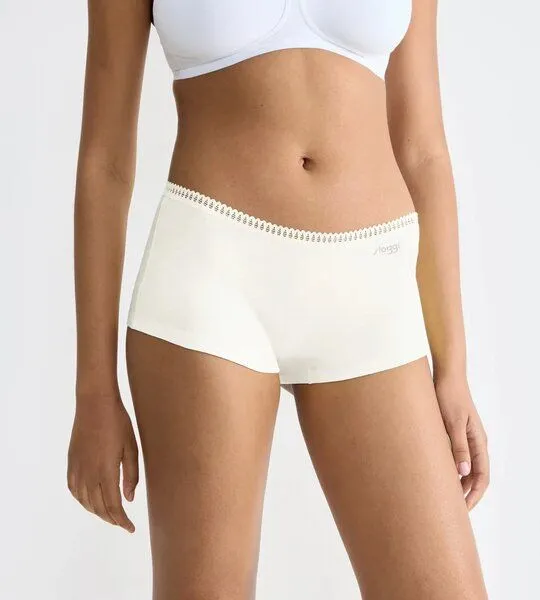 Sloggi Sloggi 3er Pack Shorts GO Crush Bio-Baumwolle, Weiss, – Produktbild 1 von 3