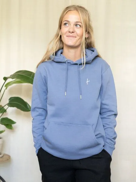 FUXBAU FUXBAU fux Hoodie, Hellblau, – Produktbild 3 von 4