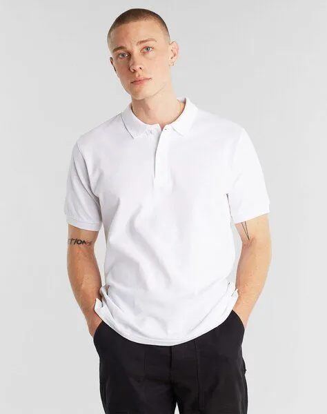 Dedicated DEDICATED Polo Shirt Vaxholm, Weiß, – Produktbild 1 von 1