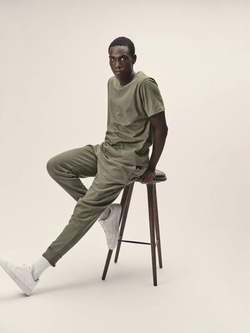 WOTE WOTE Herren vegan Sweatpants Oliv, Grün, – Produktbild 1 von 1