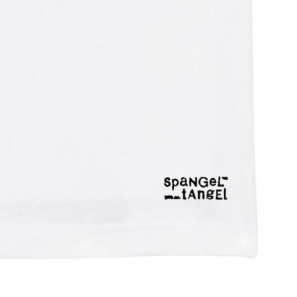 Spangeltangel Spangeltangel Kinder-T-Shirt "Frosch", Biobaumwolle, bedruckt, Weiß, – Produktbild 4 von 4