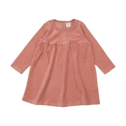 Walkiddy Kinder Langarmkleid GOTS zertifiziert, Bio-Baumwolle, rosa, weich & bequem – Walkiddy – Produktbild 1 von 1