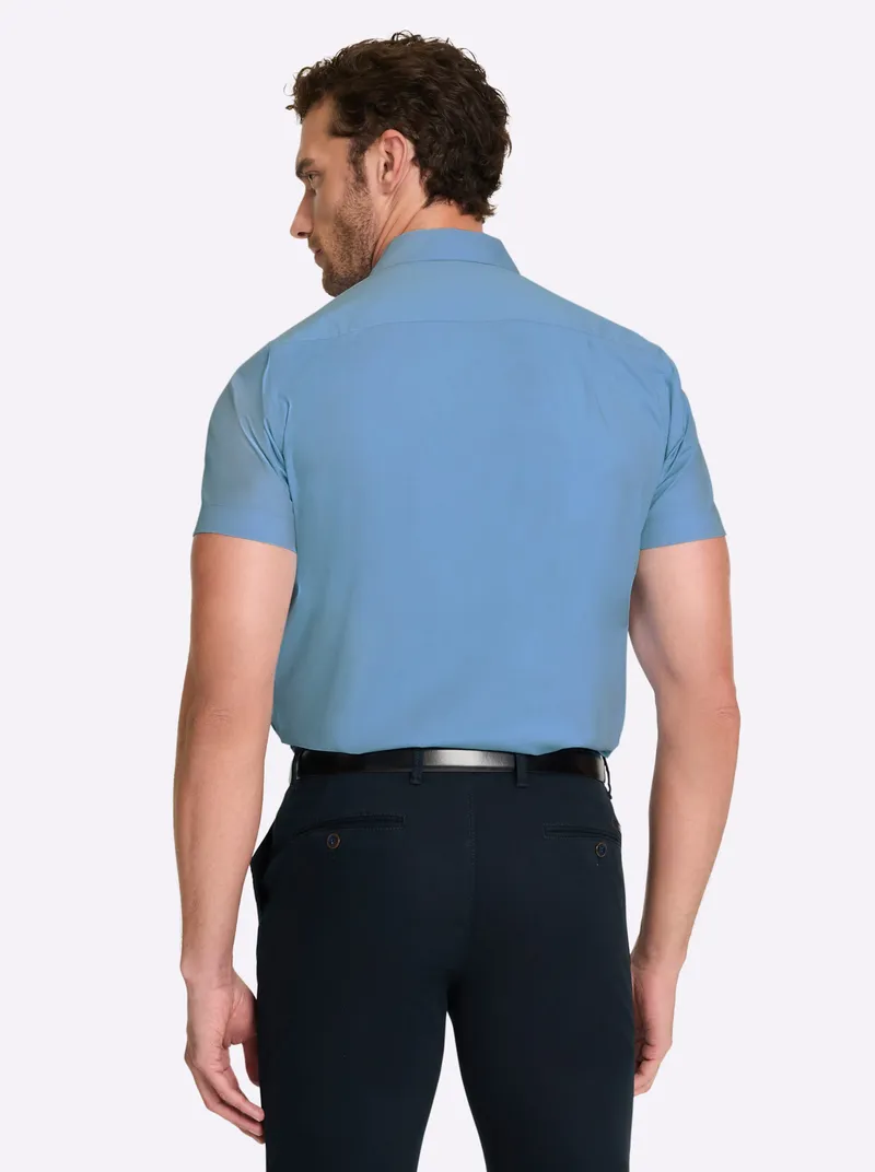 marco donati Kurzarmhemd himmelblau, Himmelblau, – Produktbild 2 von 2