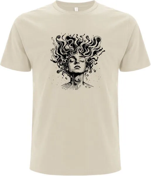 Spreecult Spreecult Tag Traum - Bio und Fair - Männer Unisex T-Shirt, Natural weiß, – Produktbild 2 von 2