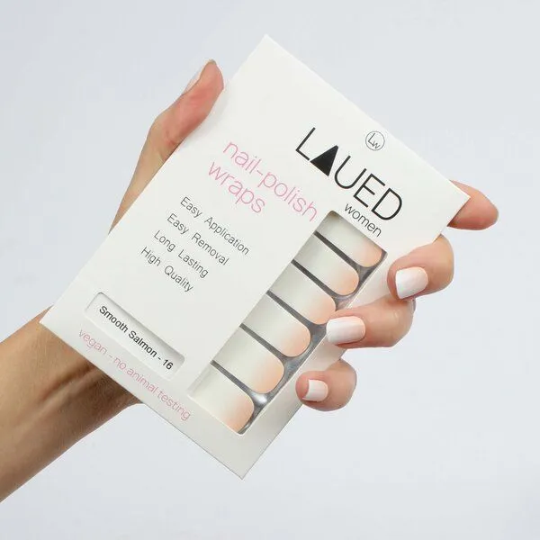 Vargu Vargu LAUED vegane Nagelfolien solid statement, Smooth salmon, – Produktbild 1 von 4