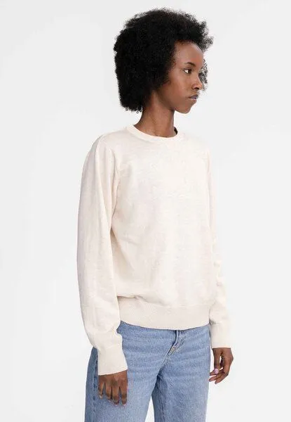 MELA MELA Feinstrick Pullover Dhana, Cream melange, – Produktbild 2 von 4