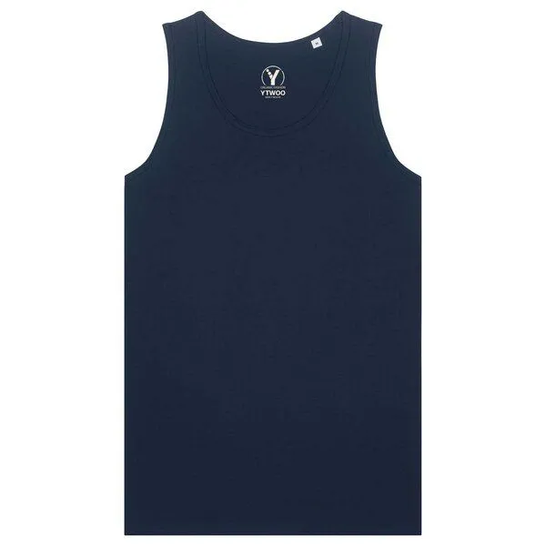 YTWOO YTWOO Basic Herren-Tanktop aus nachhaltiger Bio-Baumwolle, Navy, – Produktbild 2 von 2