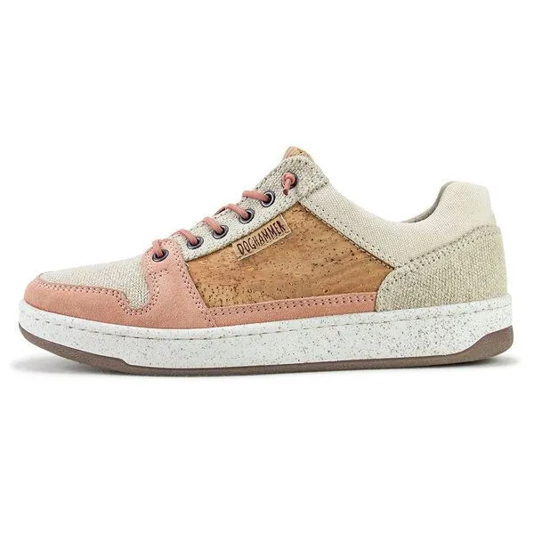 Doghammer Doghammer Nachhaltiger Sneaker mit recyceltem Kork für Damen - Natural Commuter, Peach (rosa), – Produktbild 1 von 4
