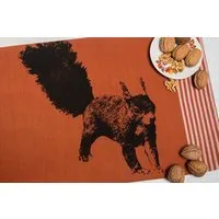 Hirschkind Hirschkind Bio & Fair-Trade-Geschirrtuch "Eichhörnchen" foxy – Produktbild 1 von 1