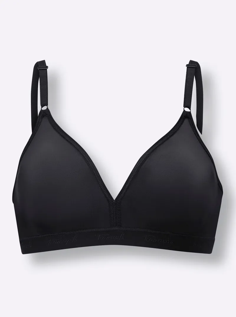 Triumph T-Shirt-BH ohne Bügel, Schwarz, – Produktbild 1 von 2