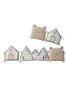 Vertbaudet Vertbaudet Bettumrandung Baby Bettumrandung/Laufgitterpolster HYGGE, Höhe 30 mm – Produktbild 1 von 1