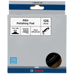 Bosch Professional Bosch Professional Bosch PRO Polierteller, 125 mm, GPX 12V-125 – Produktbild 1 von 1