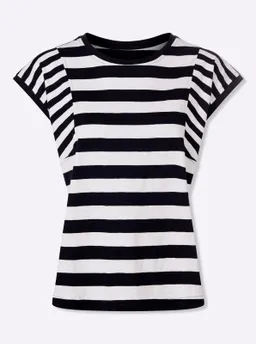 heine Streifenshirt marine-weiß-gestreift – Produktbild 1 von 1
