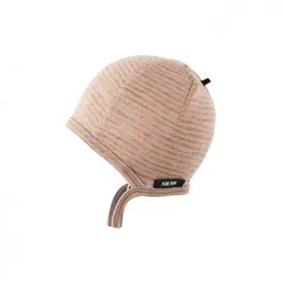 Pure pure by Bauer Pure pure by Bauer Erstlingsmütze | Babymütze | Wolle/Seide | grau-dusty apricot | pure-pure by Bauer – Produktbild 1 von 1