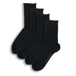 Living Crafts LIVING CRAFTS - Damen Socken, 2er-Pack - Schwarz (98% Bio-Baumwolle; 2% Elasthan), Nachhaltige Mode, Bio Bekleidung – Produktbild 1 von 1