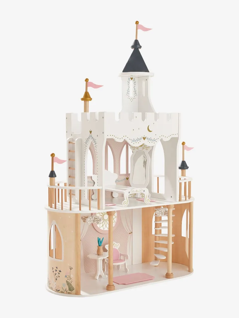 Vertbaudet Puppenschloss, Weiß, – Produktbild 3 von 4