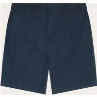 KnowledgeCotton Apparel KnowledgeCotton Apparel Herren vegan Shorts Fig Lose Popeline Total Eclipse, Extra dunkelblau, – Produktbild 1 von 1