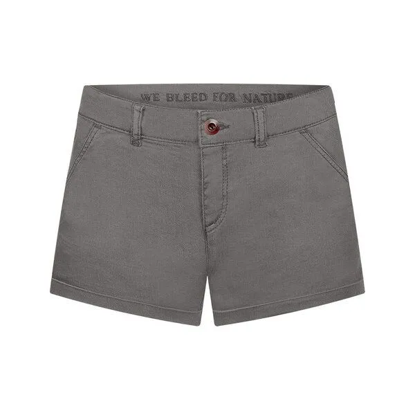 Bleed Bleed Chino Shorts ECOMICRO aus Bio-Baumwolle, Grau, – Produktbild 4 von 4