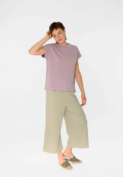 THOKKTHOKK ThokkThokk TT75 Boxy T-Shirt (GOTS, vegan), Dark mauve (lila), – Produktbild 2 von 4