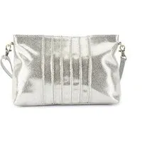 El Puente El Puente Schultertasche "Shine" | Fair Trade & Handmade aus Indien, Silber, – Produktbild 1 von 1