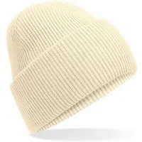 Beechfield Beechfield Damen / Herren Klassische Mütze mit tiefem Umschlag in 30 verschiedenen Farben, Vanilla, – Produktbild 1 von 1