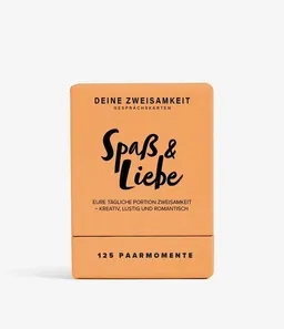 DEINE ZWEISAMKEIT DEINE ZWEISAMKEIT GESPRÄCHSIMPULSE "SPASS & LIEBE" | FÜR PAARE – Produktbild 1 von 1