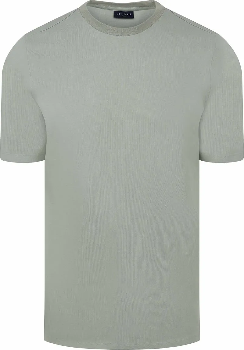 Suitable Suitable Respect T-shirt Tim Grün - Größe XXL, Grün, – Produktbild 1 von 5