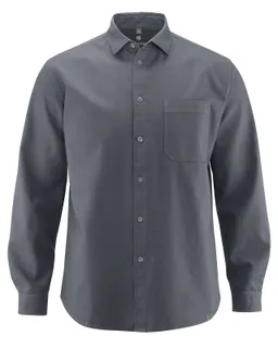 HempAge Hempage Herren vegan Hemd Worker Schiefergrau – Produktbild 1 von 1