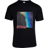 Memo memo x DROWSY CAL. Bio-Unisex-T-Shirt "Utopie", schwarz, Gr. XL – Produktbild 1 von 1