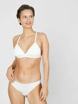 erlich textil erlich textil Mathilda bügelloses Bustier mit Spitze aus weichem Modal, made in Europe – Produktbild 1 von 1