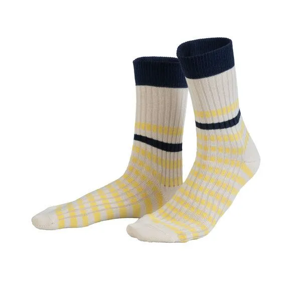 Living Crafts Living Crafts Socken, Navy/sun, – Produktbild 1 von 1