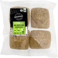 Herzberger Dinkelbrötchen zum Aufbacken (4 Stück) – Produktbild 1 von 1