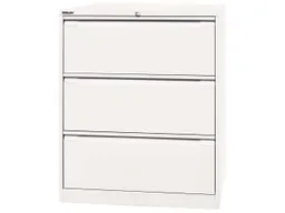 Bisley Bisley Registraturschrank verkehrsweiß 3 Schubladen 2-bahnig – Produktbild 1 von 1