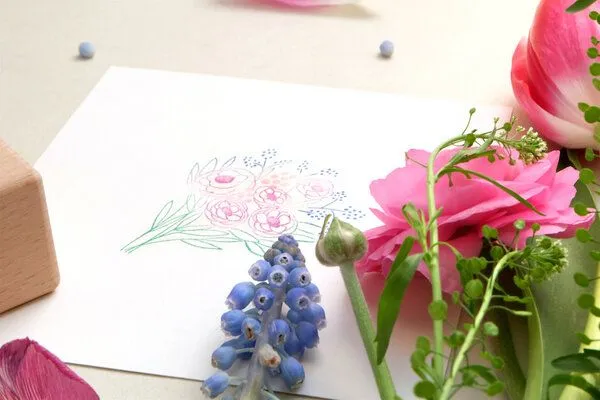 STUDIO KARAMELO STUDIO KARAMELO STEMPEL BLUMENSTRAUSS, verschiedene Motive – Produktbild 7 von 8