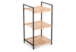 Raburg Standregal Küchenregal, Bambus, Kava, 3 Böden, für Flur, Schlafzimmer oder Bad, modernes Design – Produktbild 1 von 1
