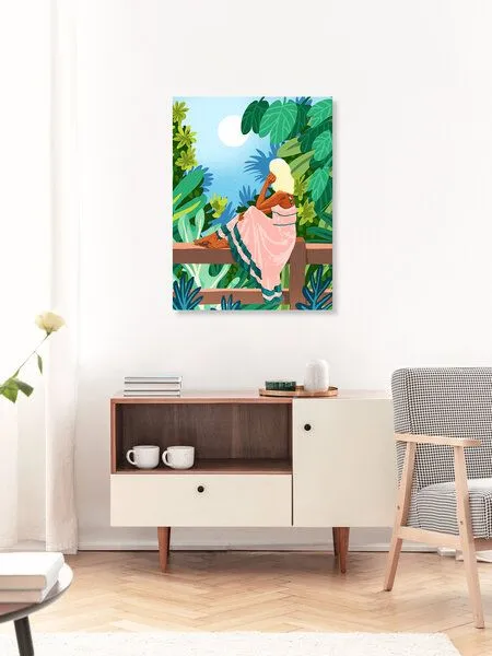 Photocircle Photocircle Poster / Leinwandbild - Forest Moon – Produktbild 3 von 4