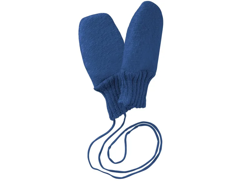 Disana Disana Baby Handschuhe Bio-Merinowolle Walk marine Gr.1 (7-8 Monate), Blau, – Produktbild 1 von 1