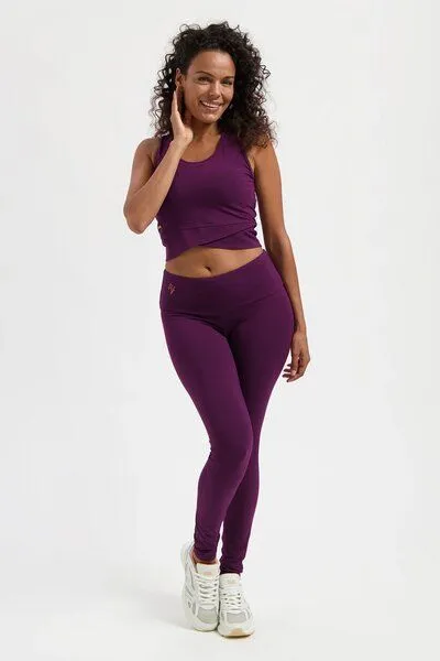 Urban Goddess Urban Goddess Sati Yoga Crop Tank Top, Bloom (lila), – Produktbild 4 von 4
