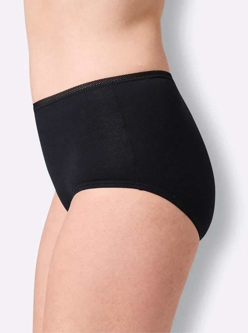 wäschepur Taillenslip schwarz, Schwarz, – Produktbild 2 von 3