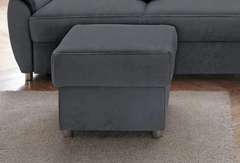 sit&more Hocker Sonoma, mit Stauraumfach, Grau, – Produktbild 2 von 5