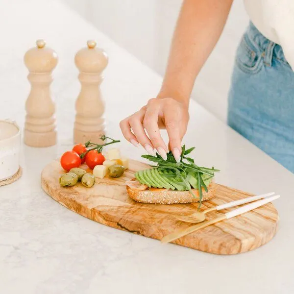 Econovo Econovo Olivenholzbrett Rustikal – Produktbild 2 von 3