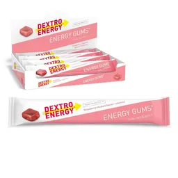 DEXTRO ENERGY Energy Gums - 8x45g - Strawberry-Rhubarb + Vitamine – Produktbild 1 von 1