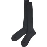 grödo Damen und Herren Kniestrümpfe Bio-Baumwolle Bio-Schurwolle Feinstrick schwarz Gr.39-40 – Produktbild 1 von 1