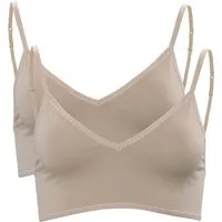 Living Crafts LIVING CRAFTS - Damen Bustier, 2er-Pack - Beige (95% Bio-Baumwolle; 5% Elasthan), Nachhaltige Mode, Bio Bekleidung – Produktbild 1 von 1