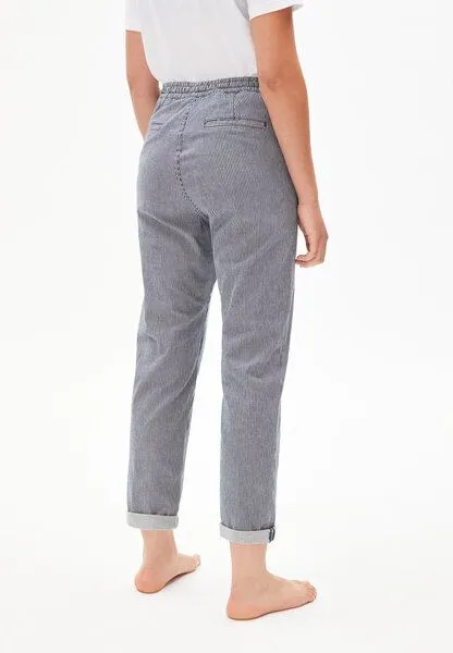 ARMEDANGELS ARMEDANGELS RUTAA - Damen Boyfriend Fit Mid Waist aus Bio-Baumwoll Mix, Rå stripe, – Produktbild 2 von 4