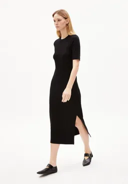 ARMEDANGELS ARMEDANGELS Maxikleid SEHAARAA Ripp-Jerseykleid aus Bio-Baumwoll Mix Fitted – Produktbild 1 von 1