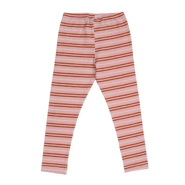 Walkiddy Walkiddy Kinder Leggings GOTS-Bio-Baumwolle, rosa gestreift „Pink Lines“, elastischer Bund, weich & bequem, Rosa, – Produktbild 1 von 2